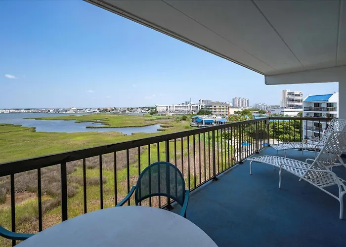 Holiday home Bay Princess-spacious With Beautiful Bay Views From 24'wide Covered Balcony! Ocean City